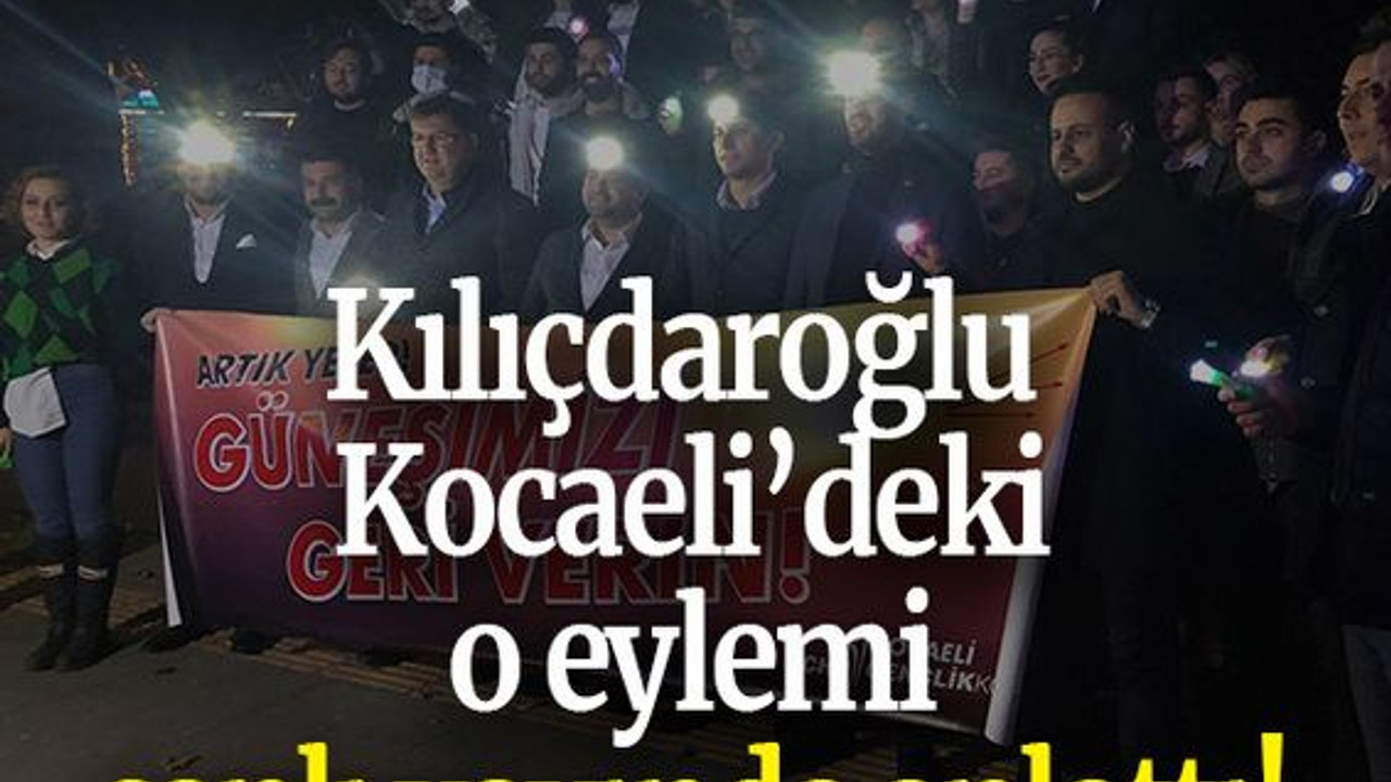 Kılıçdaroğlu Kocaeli’deki o eylemi canlı yayında anlattı!